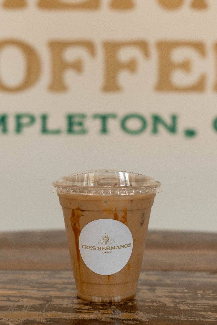 Dulce de Leche latte in a branded cup